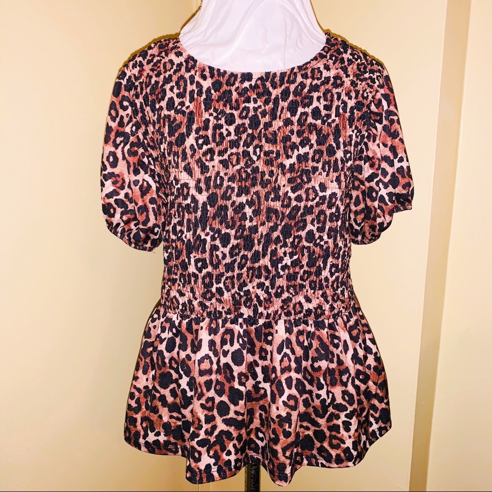 Zara Leopard Print Top